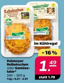 NETTO Pahmeyer Reibekuchen oder Gemüsetaler Angebot