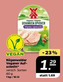 NETTO Rügenwalder veganer Aufschnitt Angebot