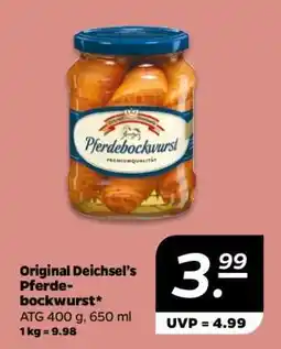 NETTO Original Deichsel’s Pferdebockwurst Angebot