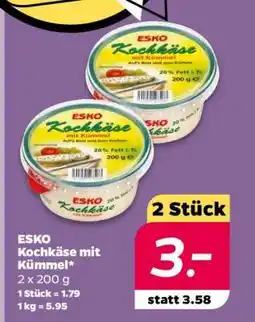NETTO ESKO Kochkäse mit Kümmel Angebot