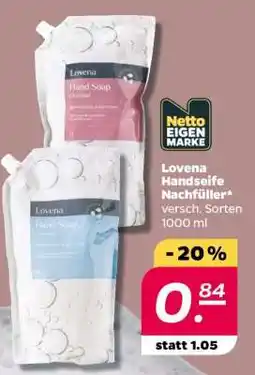 NETTO Lovena Handseife Nachfüller Angebot