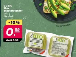 NETTO GO BIO Finn Toastbrötchen Angebot