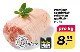 NETTO Premieur Spanferkelrollbraten gepökelt Angebot