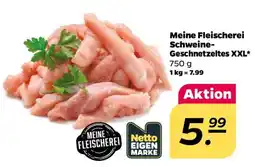 NETTO Meine Fleischerei Schweine-Geschnetzeltes XXL Angebot