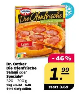 NETTO Dr. Oetker Die Ofenfrische Salami oder Speciale Angebot
