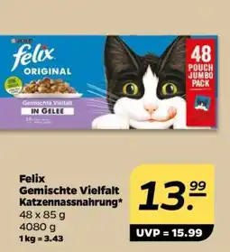 NETTO Felix Gemischte Vielfalt Katzennassnahrung Angebot