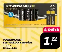 NETTO POWERMAKER 8er-Pack AA Batterien Angebot