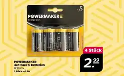 NETTO POWERMAKER 4er-Pack C Batterien Angebot