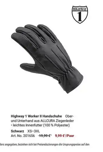 Louis Highway 1 Worker Ll Handschuhe Angebot