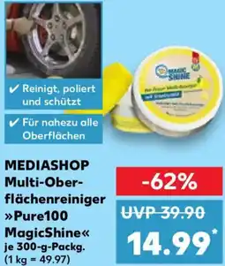 Kaufland MEDIASHOP Multi-Oberflächenreiniger Pure100 MagicShine Angebot