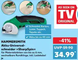 Kaufland HAMMERSMITH Akku-Universalschneider SharpSpin Angebot