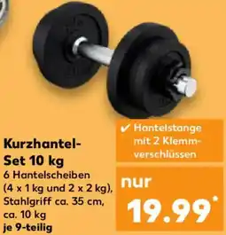 Kaufland Kurzhantel Set 10 kg Angebot