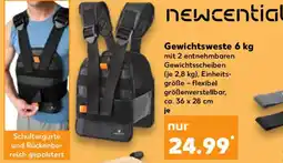 Kaufland Newcential Gewichtsweste 6 kg Angebot