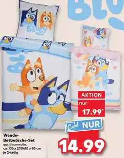 Kaufland Bluey Wende Bettwäsche-Set Angebot