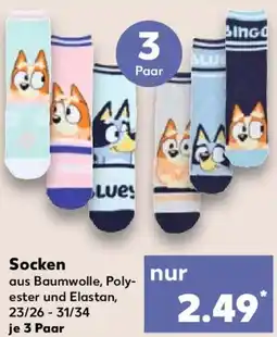 Kaufland Bluey Socken Angebot