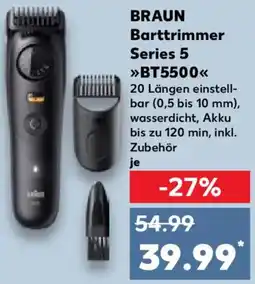 Kaufland BRAUN Barttrimmer Series 5 BT5500 Angebot