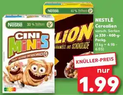 Kaufland NESTLÉ Cerealien Angebot