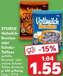 Kaufland STORCK Vollmilch Brocken oder Schoko Toffees Angebot