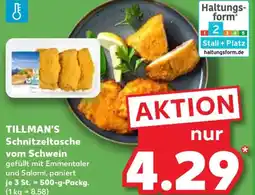 Kaufland TILLMAN'S Schnitzeltasche vom Schwein Angebot
