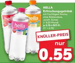 Kaufland HELLA Erfrischungsgetränk Angebot