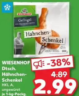 Kaufland WIESENHOF Dtsch. Hähnchen Schenkel Angebot