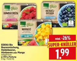 Edeka Herkules EDEKA Bio Beerenmischung, Heidelbeeren, Himbeeren oder Mango Angebot