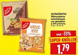 Edeka Herkules GUT&GÜNSTIG Walnusskerne naturbelassen oder gemahlen Angebot