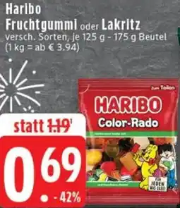 Edeka Haribo Fruchtgummi oder Lakritz Angebot