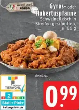 Edeka Gyros- oder Hubertuspfanne Angebot