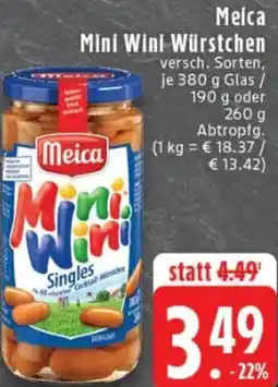 Edeka Meica Mini Wini Würstchen Angebot