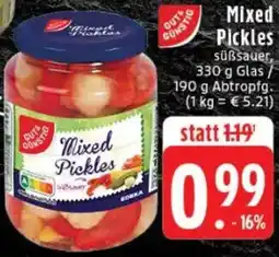 Edeka Gut & Günstig Mixed Pickles Angebot