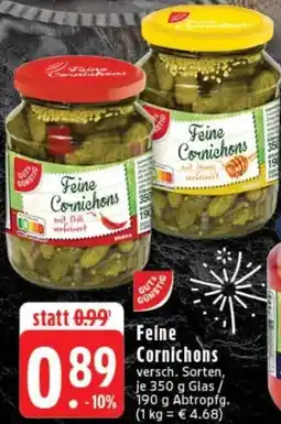 Edeka Gut & Günstig Feine Cornichons Angebot