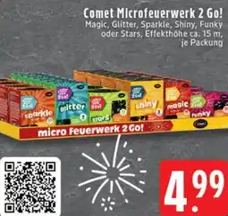 Edeka Comet Microfeuerwerk 2 Go! Angebot