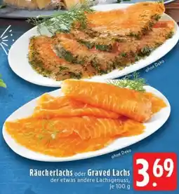 Edeka Räucherlachs oder Graved Lachs Angebot
