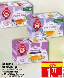 Edeka Herkules Teekanne Wohlfühl-Tee Angebot