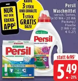 Edeka Persil Waschmittel Angebot