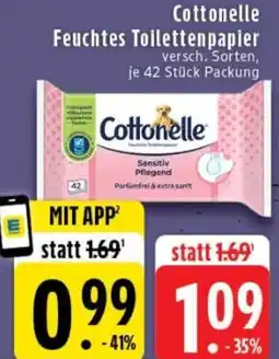 Edeka Cottonelle Feuchtes Toilettenpapier Angebot