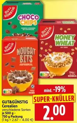 Edeka Herkules GUT&GÜNSTIG Cerealien Angebot
