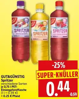 Edeka Herkules GUT&GÜNSTIG Spritzer Angebot