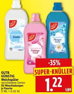 Edeka Herkules GUT& GÜNSTIG Weichspüler Angebot