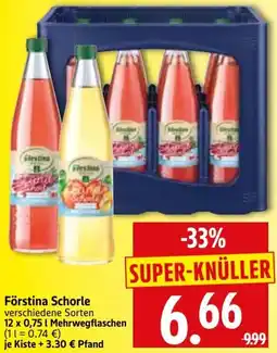 Edeka Herkules Förstina Schorle Angebot