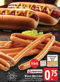 Edeka RASTING Wiener Würstchen Angebot