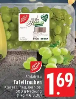 Edeka Gut & Günstig Südafrika Tafeltrauben Angebot