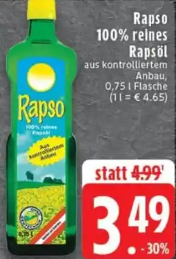 Edeka Rapso 100% reines Rapsöl Angebot