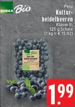 Edeka EDEKA Bio Kulturheidelbeeren Angebot