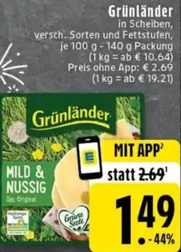 Edeka Grünländer Angebot