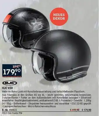 Polo Hjc V30 Angebot