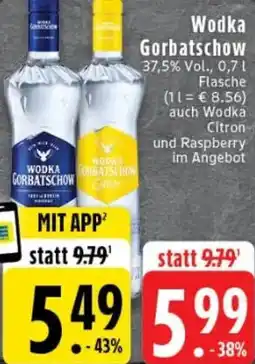 Edeka Wodka Gorbatschow Angebot