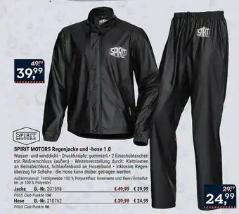 Polo Spirit Motors Regenjacke Und Hose 1.0 Angebot