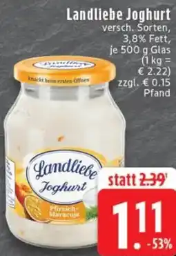 Edeka Landliebe Joghurt Angebot